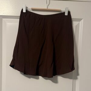 American Eagle Outfitters Chocolate Brown Skirt
